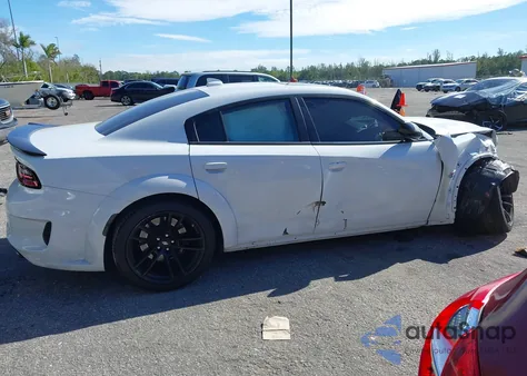 2023 Dodge Charger Scat Pack Widebody из США, поврежденный, VIN 2C3CDXGJXPH643474